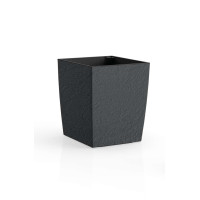 Квітник Plastkon ELIOT Stone 25x25 см антрацит