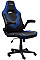 Кресло Trust GXT703B Riye, ПУ кожа, Foldable Armrests, синий
