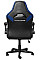 Кресло Trust GXT703B Riye, ПУ кожа, Foldable Armrests, синий