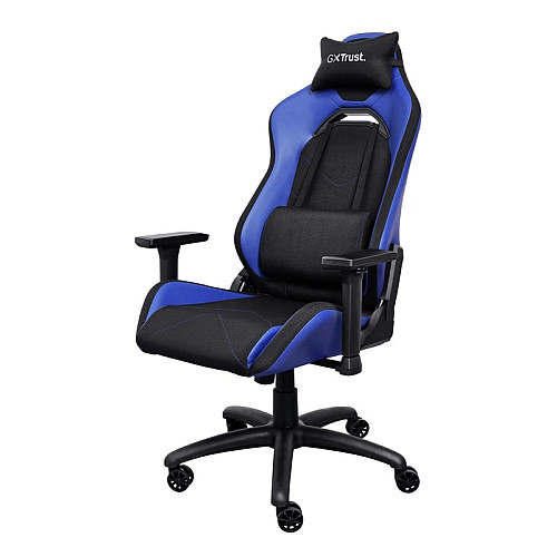 Крісло Trust GXT714B Ruya ECO, ПУ шкіра, 3D-Armrests, синій