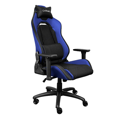 Крісло Trust GXT714B Ruya ECO, ПУ шкіра, 3D-Armrests, синій