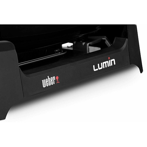 Гриль електричний Weber Lumin Compact із підставкою, чорний