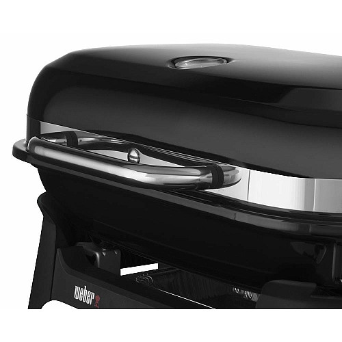 Гриль електричний Weber Lumin Compact із підставкою, чорний