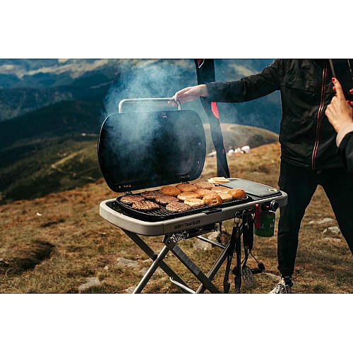 Гриль газовый Weber Traveler LP Stealth, черный
