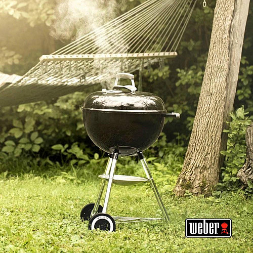 Вугільний гриль Weber Classic Kettle 47 см, чорний