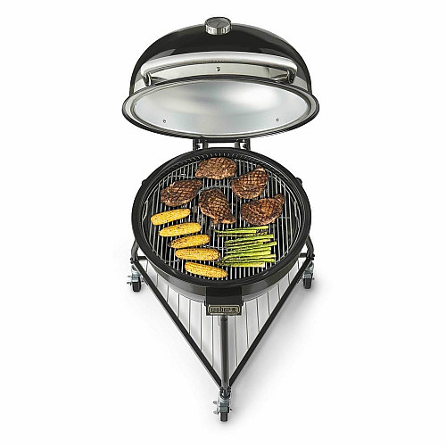 Вугільний гриль Weber Summit Е6 61 см, чорний