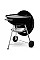 Вугільний гриль Weber Compact Kettle 57 см, чорний