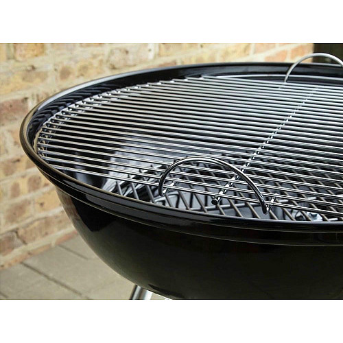Вугільний гриль Weber Compact Kettle 57 см, чорний