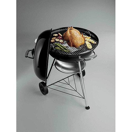 Вугільний гриль Weber Compact Kettle 57 см, чорний