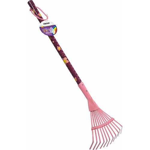 Граблі дитячі віялові рожеві Штокер Kid's Garden Stocker 2302