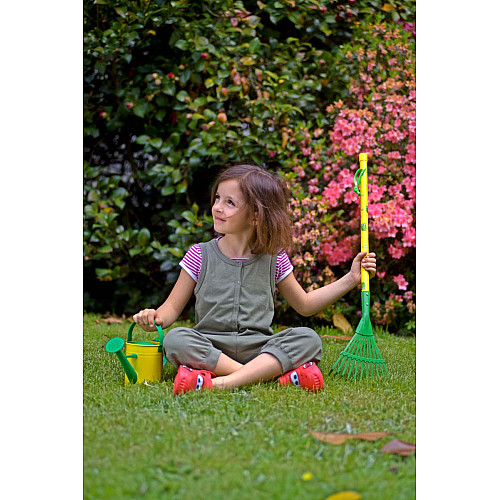Грабли детские веерные зеленые Штокер Kid's Garden Stocker 2305