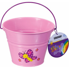 Дитяче відро металеве рожеве Штокер Kid's Garden Stocker 4913