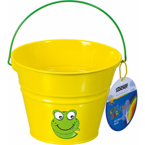 Дитяче відро металеве жовте Штокер Kid's Garden Stocker 4915