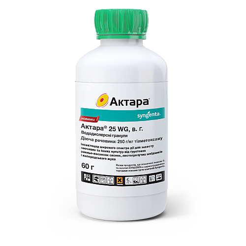 Інсектицид Актара 25 WG в.г. Syngenta / Сингента Швейцарія 60 гр