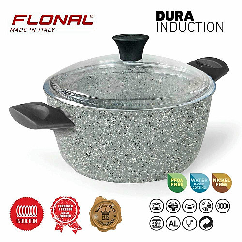 Каструля Flonal Dura Induction 2,4 л з кришкою (DUICV2030)