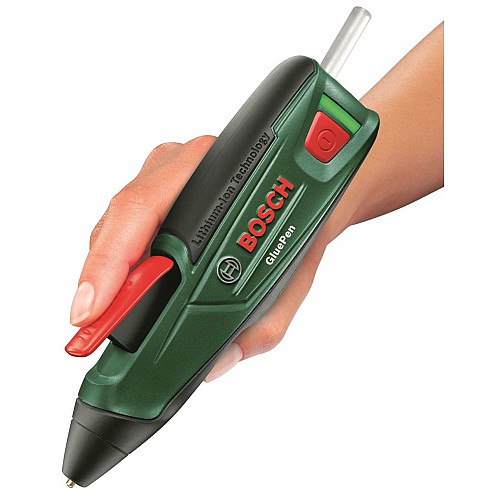 Пистолет клеевой аккумуляторный Bosch GluePen 3.6В 1.5А·час стержни 7мм подача 2г·мин 170° 0.14кг