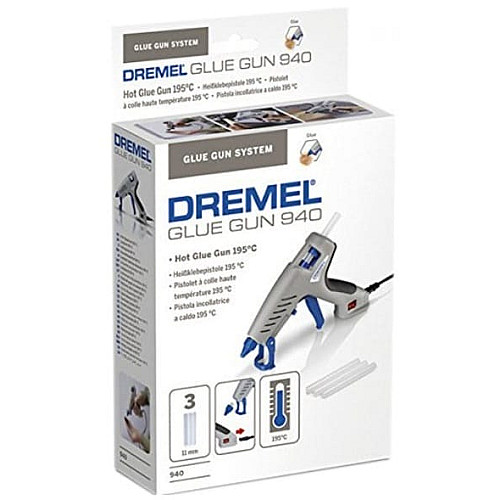 Пістолет клейовий Dremel 940 стрижні 11мм 195 ° 0.24кг