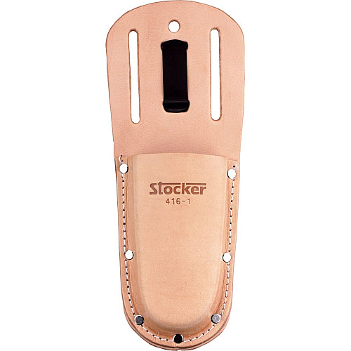 Кобура для секатора кожаная Stocker 417 с клипсой (Штокер 417)