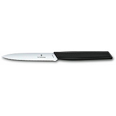 Кухонний ніж Victorinox Swiss Modern Paring 6.9003.10W, 10 см, з чорн. ручкою