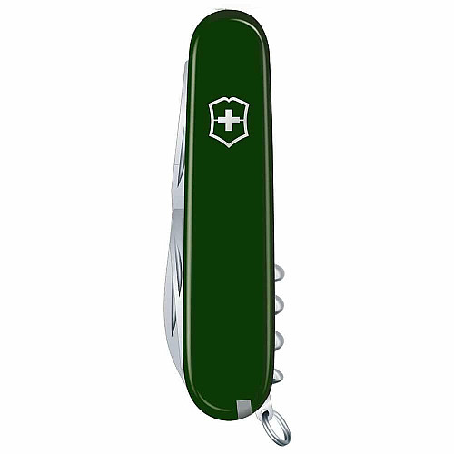 Ніж Victorinox Camper 91 мм/13 функцій/зелений