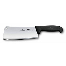 Кухонний ніж Victorinox Fibrox Cleaver Vx5.4003.18 для м'яса, 18 см, з чорн. ручкою