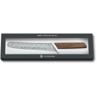 Кухонный нож Victorinox Swiss Modern Bread&Pastry Damast, 22 см, из ореха. ручкой (Lim.Ed. 1884)