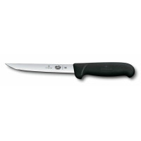 Кухонный нож Victorinox Fibrox Boning Vx5.6103.15, 15 см, черный. ручкой