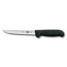 Кухонний ніж Victorinox Fibrox Boning Vx5.6103.15, 15 см, з чорн. ручкою