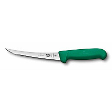 Кухонный нож Victorinox Fibrox Boning Flex Vx5.6614.15, 15 см, зелёный. ручкой