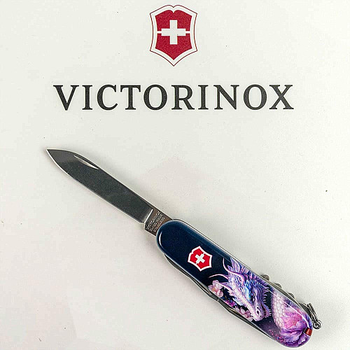 Нож Victorinox Climber Zodiac 91мм/14функ/Волшебный дракон/разноцветный
