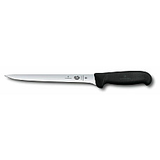 Кухонный нож Victorinox Fibrox Filleting Flex, 20 см, черный. ручкой