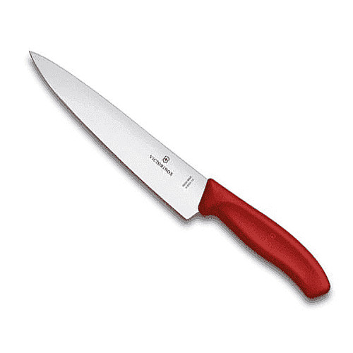 Кухонний ніж Victorinox SwissClassic Carving, 19 см, з черв. ручкою, блістер