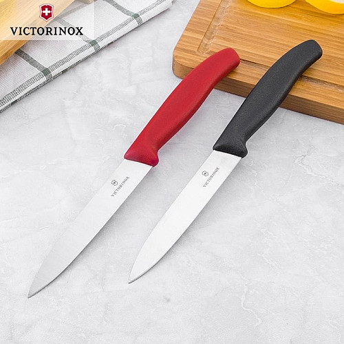 Кухонный нож Victorinox SwissClassic Paring, 10 см с черв. ручкой