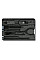 Набір Victorinox Swisscard 82х54х4мм/10функ/прозорий чорний