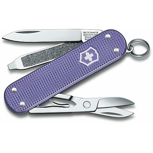Нож Victorinox Classic SD Alox Colors Electric Lavender Vx0.6221.223G 58 мм/5 функций/фиол.