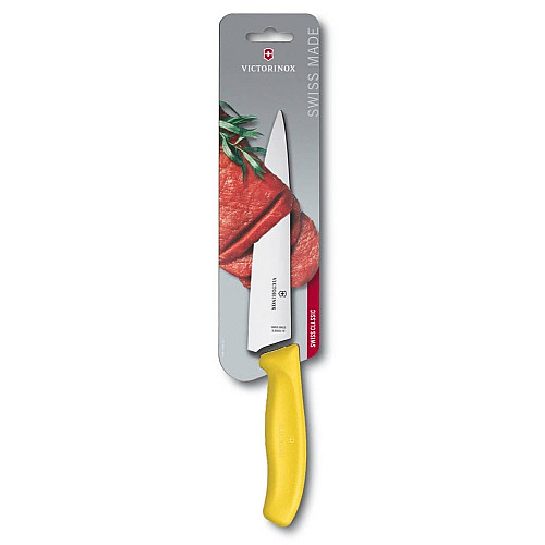 Кухонный нож Victorinox SwissClassic Carving, 19 см, с окт. ручкой, блистер