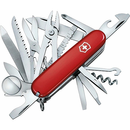 Нож Victorinox Swisschamp 91мм/33функ/красный