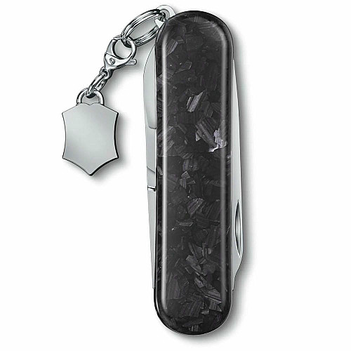 Нож Victorinox Classic SD Brilliant Carbon 58 мм/5 функций/черный