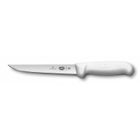 Кухонний ніж Victorinox Fibrox Boning Vx5.6007.15, 15 см, з біл. ручкою