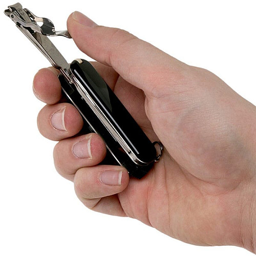 Ніж Victorinox NailClip 580 65мм/8функ/чорний