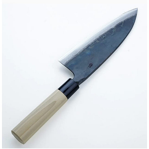 Ніж кухонний Deba 165 мм лезо, Shirogami #1, ручка - магнолія, HONMAMON (4580149741072)