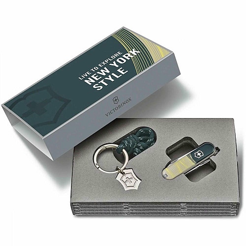 Ніж Victorinox Classic SD New York Style 58 мм/7 функцій/сірий
