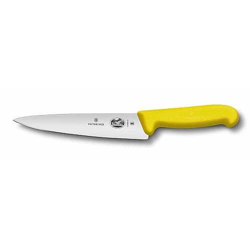 Кухонный нож Victorinox Fibrox Carving Vx5.2008.19, 19 см, с окт. ручкой
