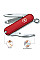 Ніж Victorinox Rally 58мм/9функ/червоний