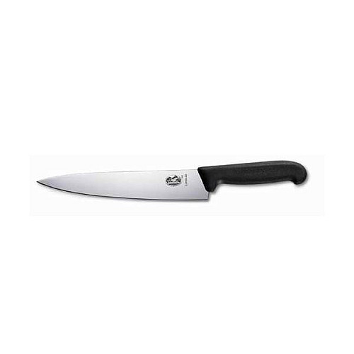 Кухонный нож Victorinox Fibrox Carving, 25 см, черный. ручкой