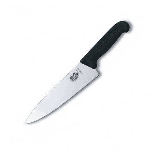 Кухонний ніж Victorinox Fibrox Carving, 20 см, з чорн. ручкою