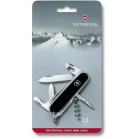 Ніж Victorinox Spartan 91мм/12функ/чорний, блістер