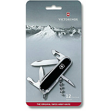 Ніж Victorinox Spartan 91мм/12функ/чорний, блістер