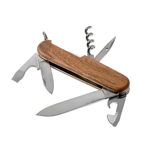 Нож Victorinox Spartan Wood 91мм/10функ/орех, блистер