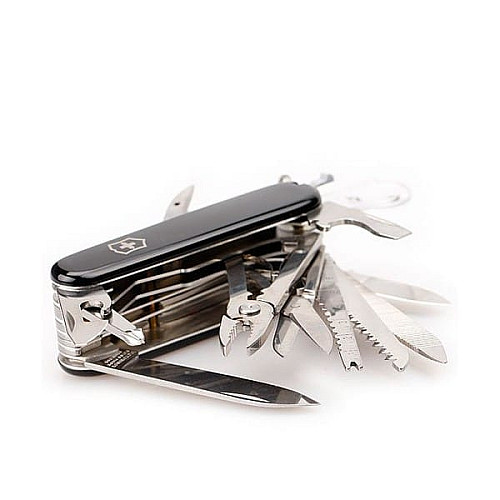 Ніж Victorinox Swisschamp 91мм/33функ/чорний